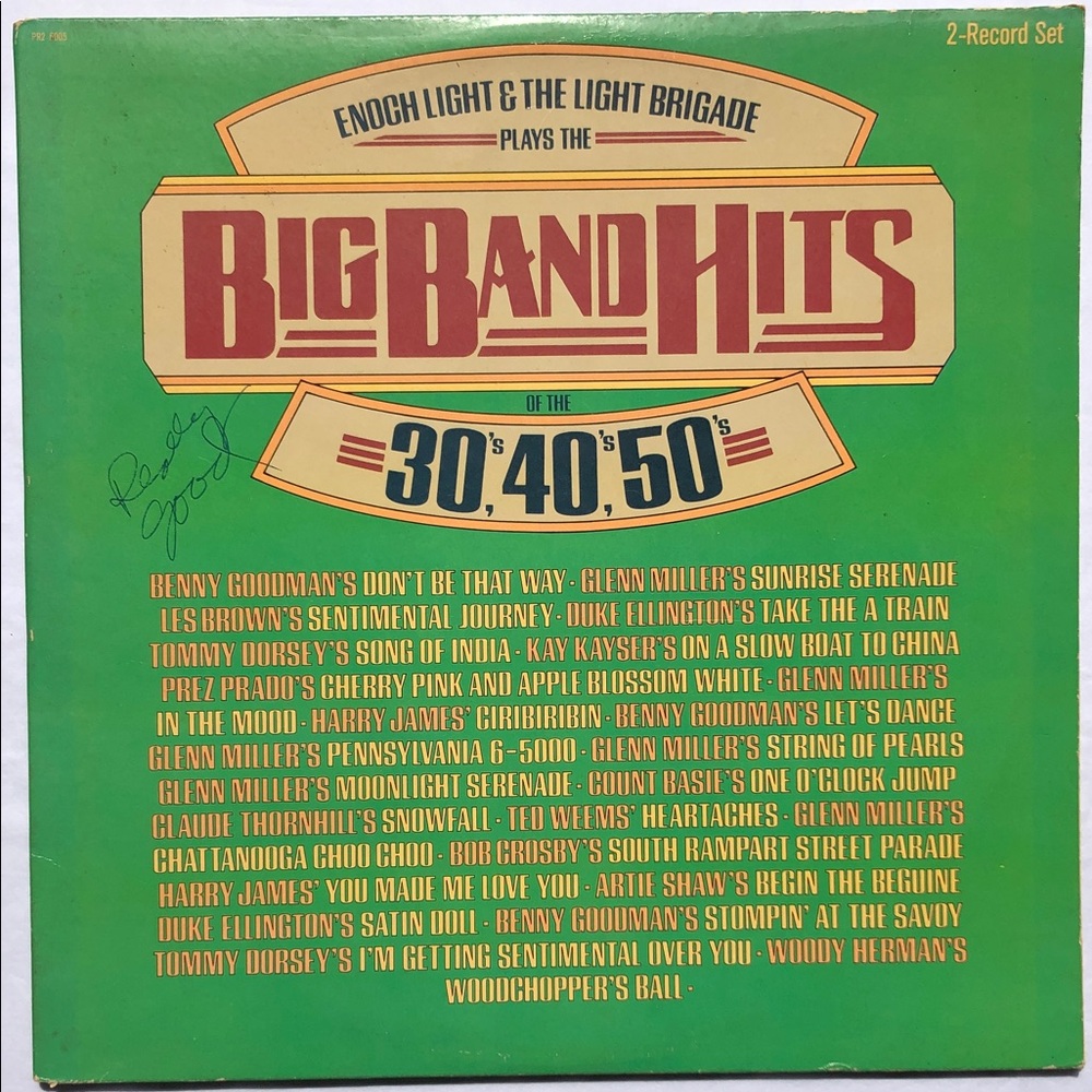 Enoch Light & The Light Brigade Plays Big Band Hits 30s 40s 50s Vinyl Lp 2x Set
